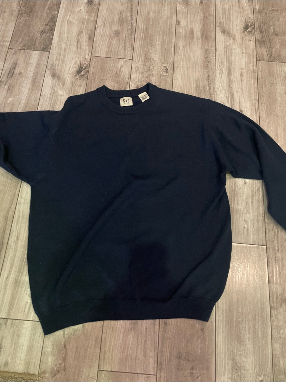 GAP Men's Dark Navy Crewneck Sweater